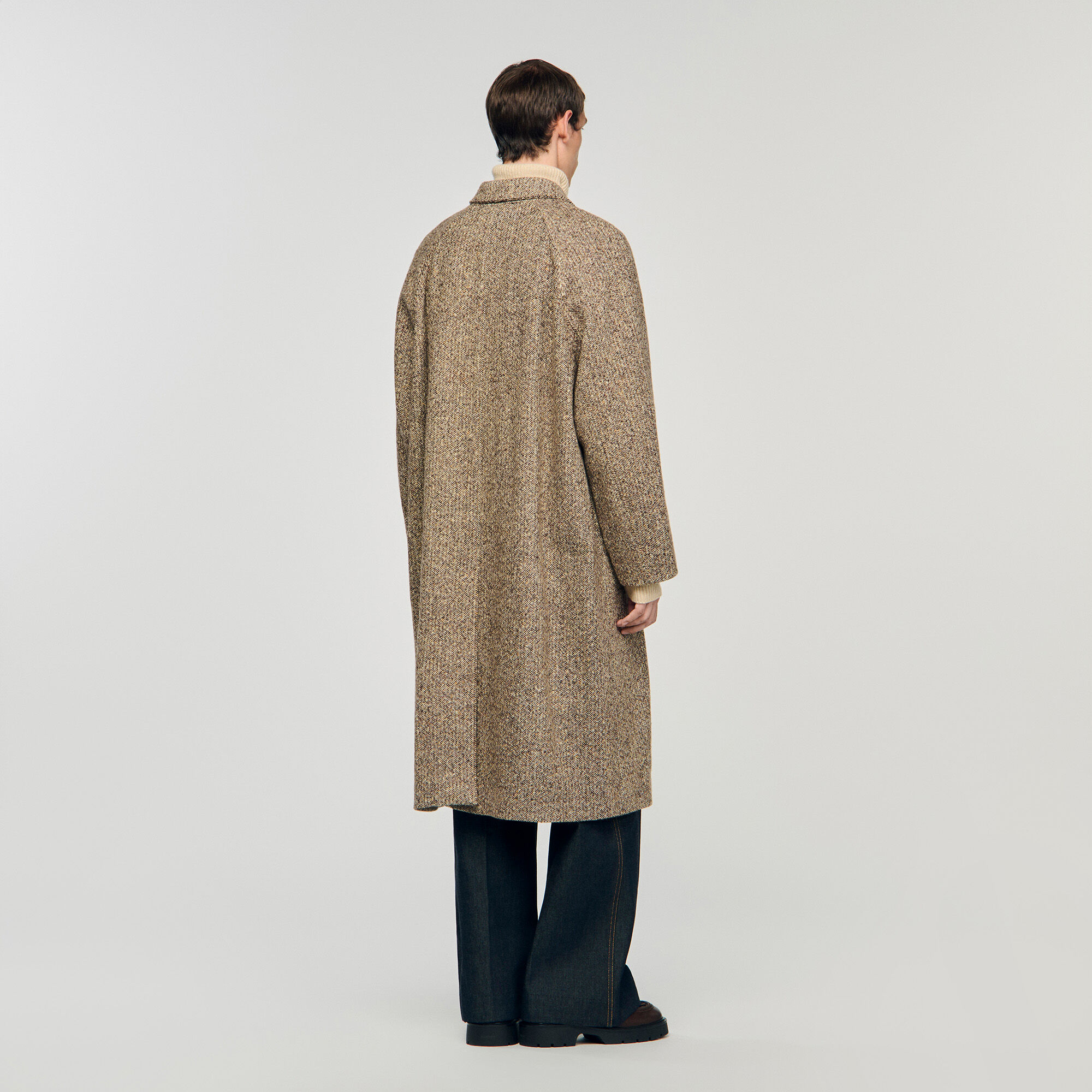 Oversized wollen jas