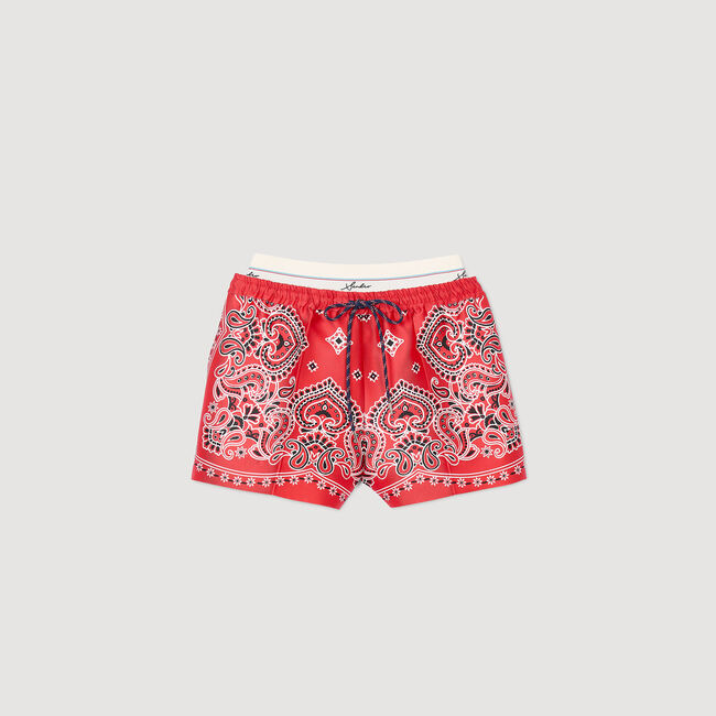 Short bandana print