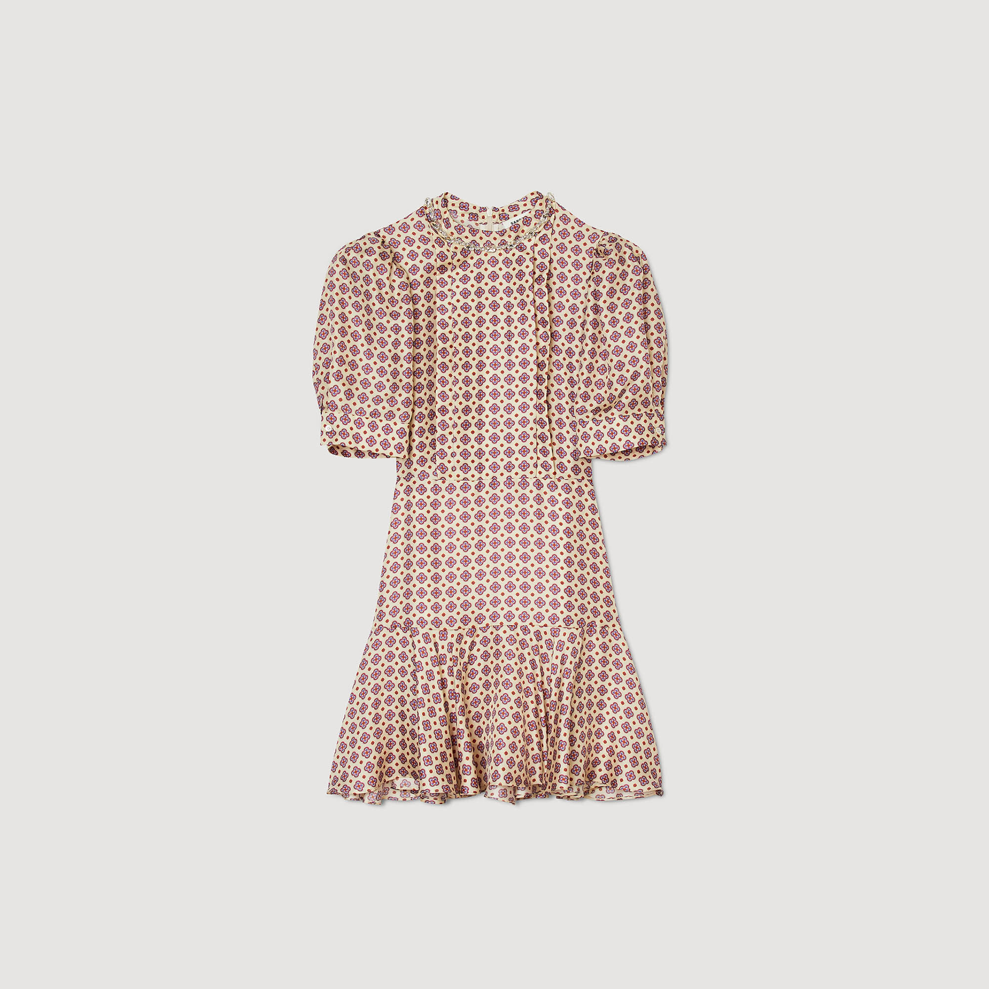 Korte jurk met print