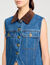 Mouwloos denim jack