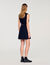 Korte rok tricot en denim