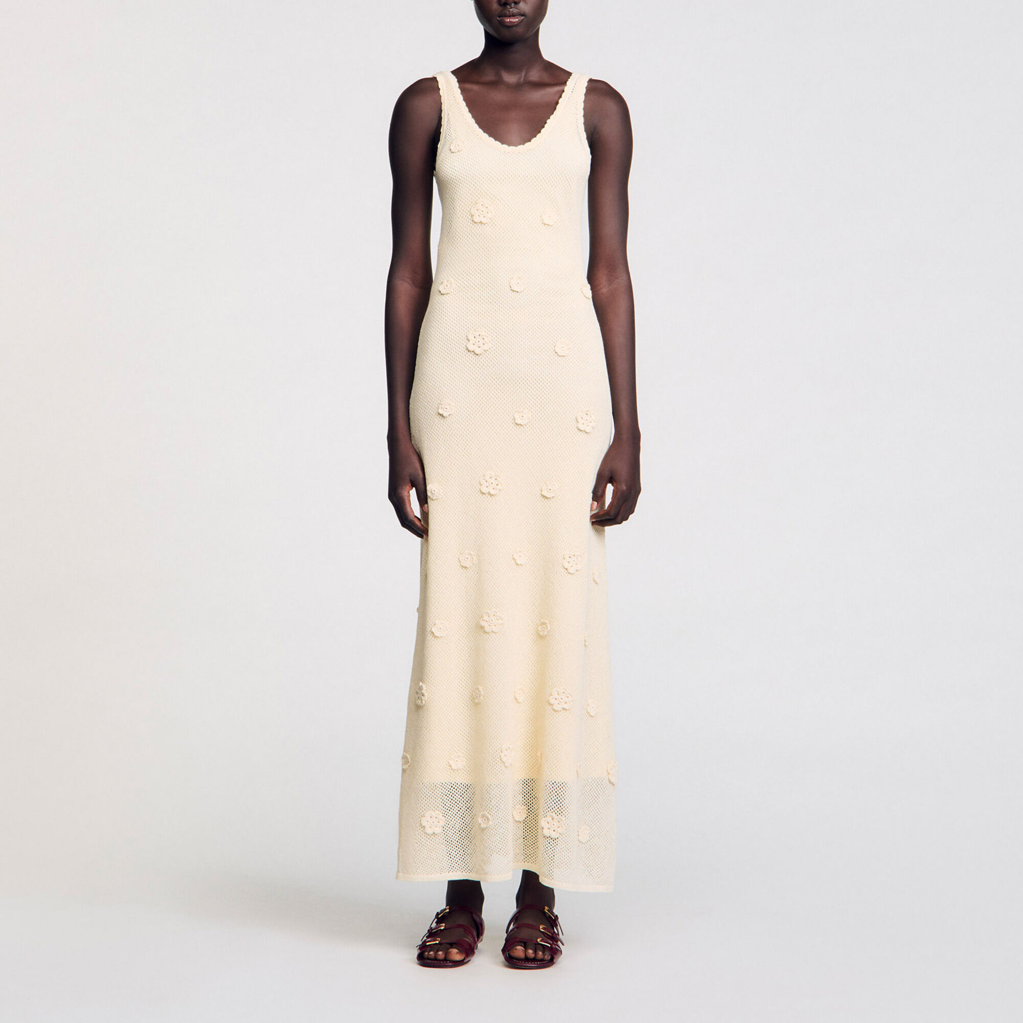 Lange jurk tricot