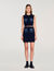 Korte rok tricot en denim