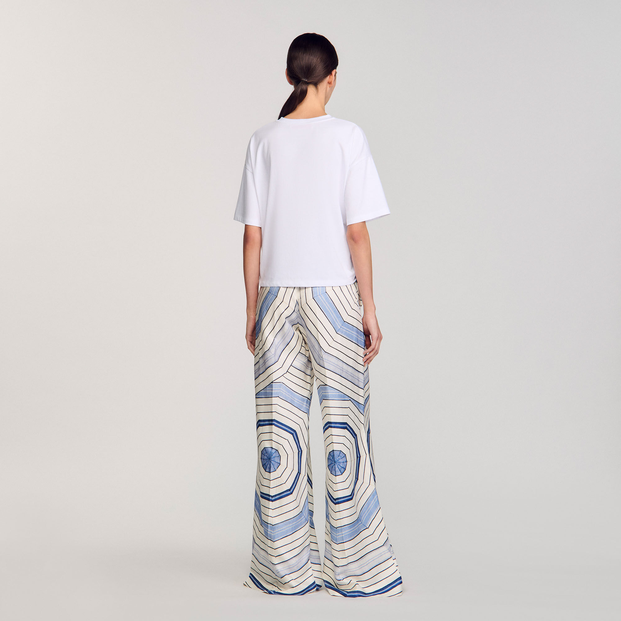 T-shirt met Spirales print
