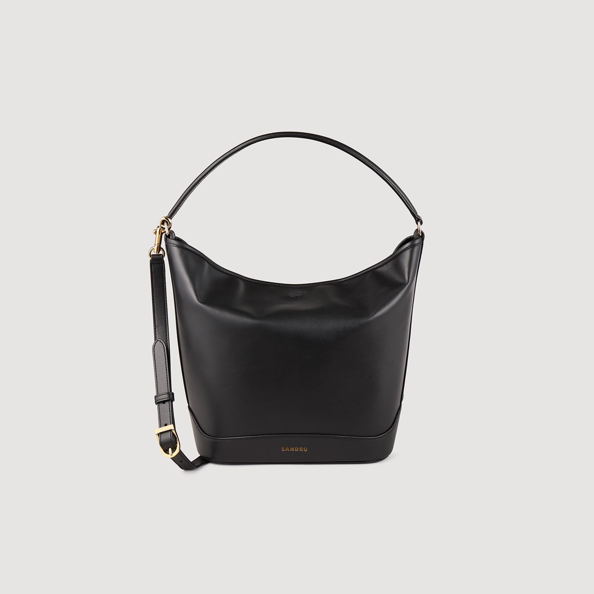 Tas bucket bag leer TANGOSO