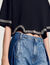 Kort T-shirt met stras