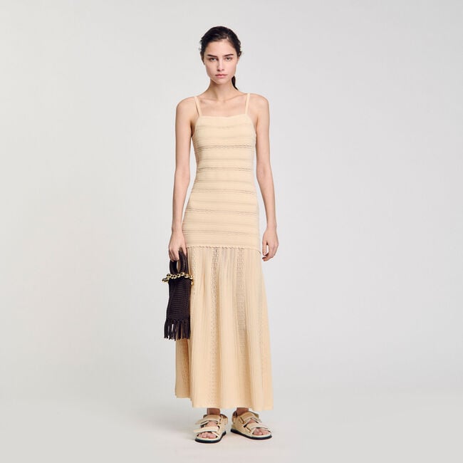 Lange jurk tricot