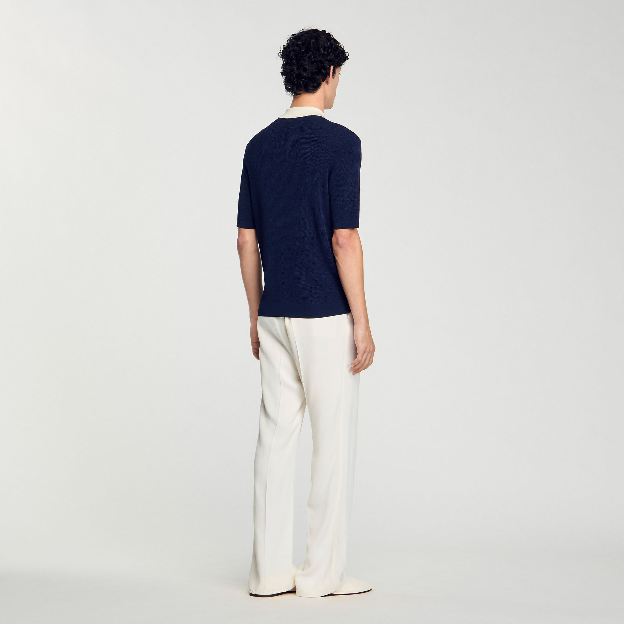 Tweekleurig poloshirt