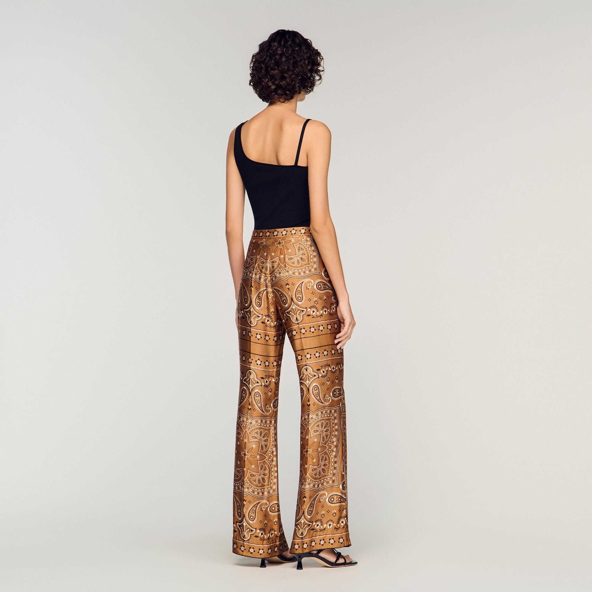 Pantalon soepel bandana print