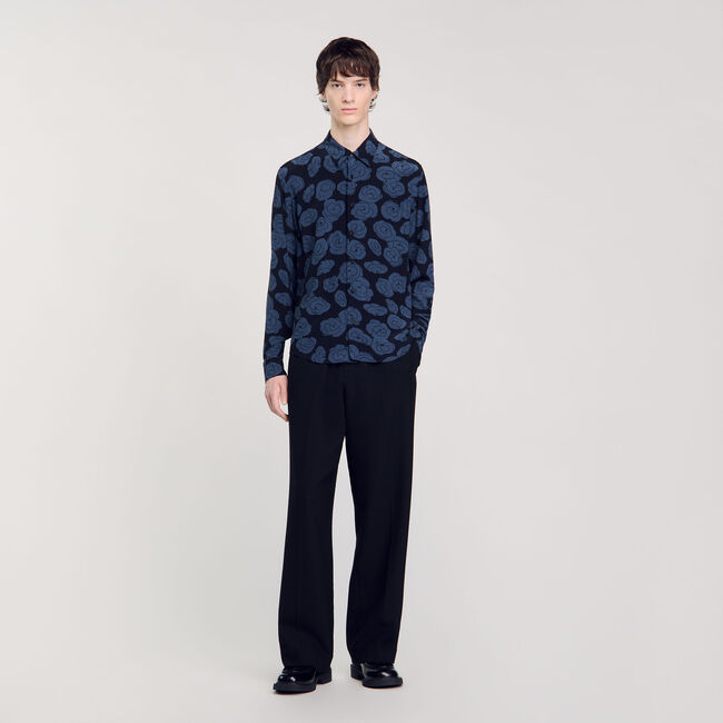 Overhemd met camelia print
