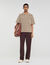 Overhemd cardigan met jacquard koord