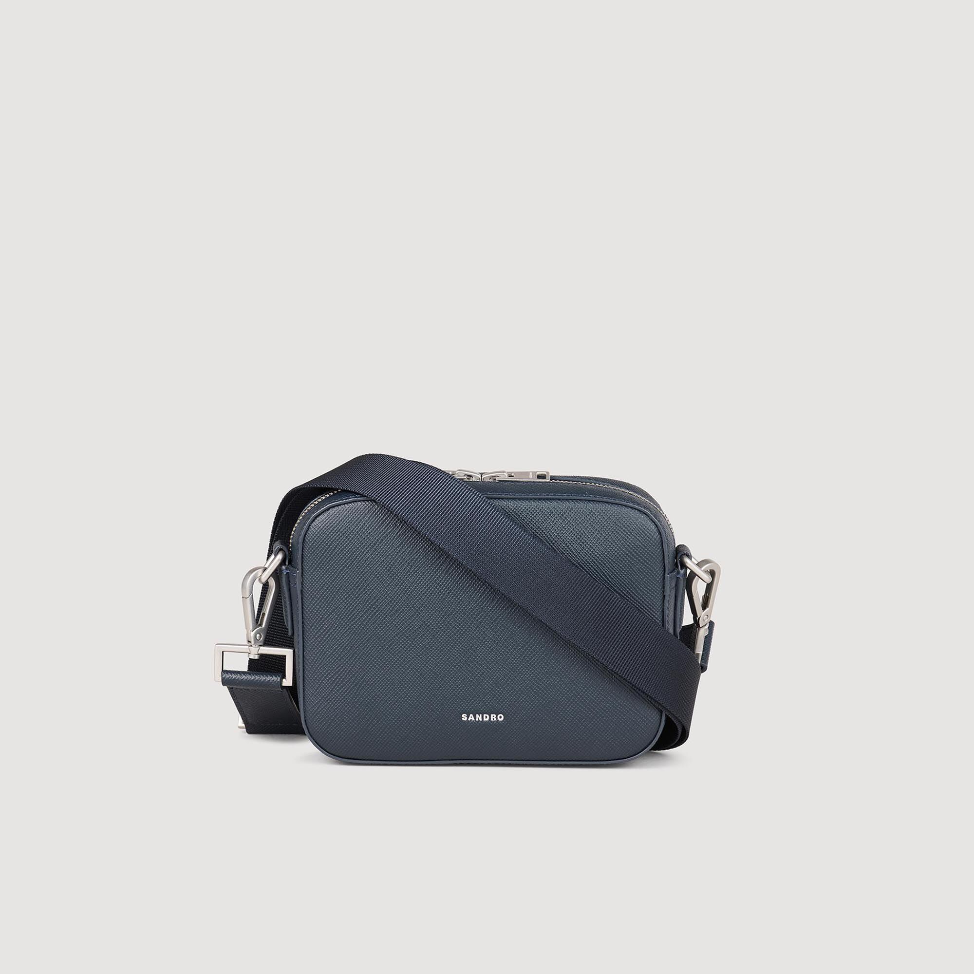 Kleine tas van gereconstrueerd leer