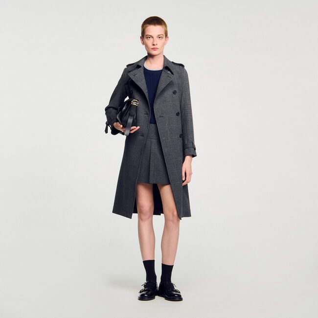 Trench met stras