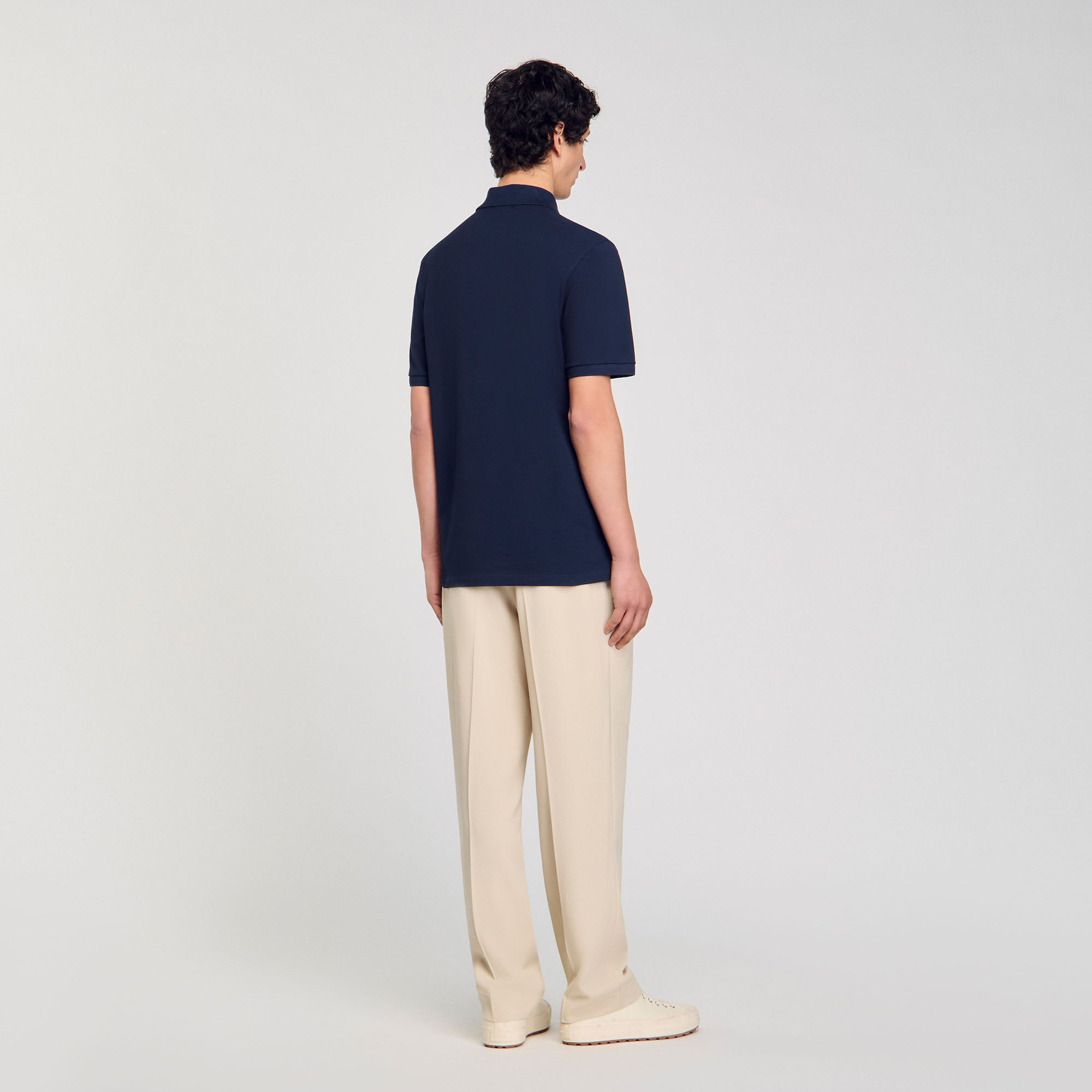 Poloshirt met bloemmotief