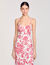 Lange jurk met bloemenprint