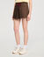 Skort met plooi