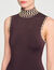 Lange jurk tricot met franjes