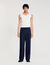 Pantalon wijdvallend elastisch