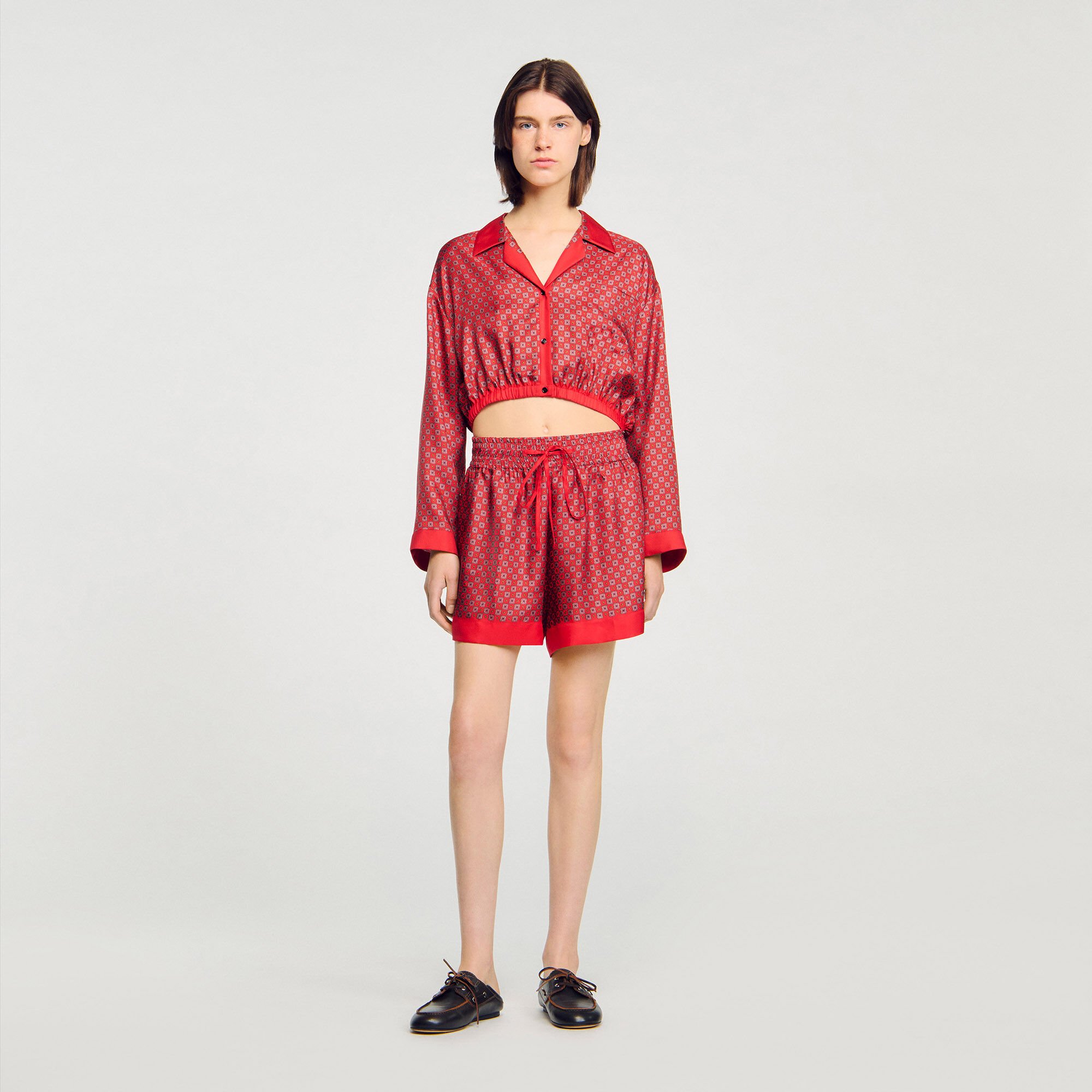Short sjaalprint
