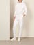 Molton joggingbroek met borduursel