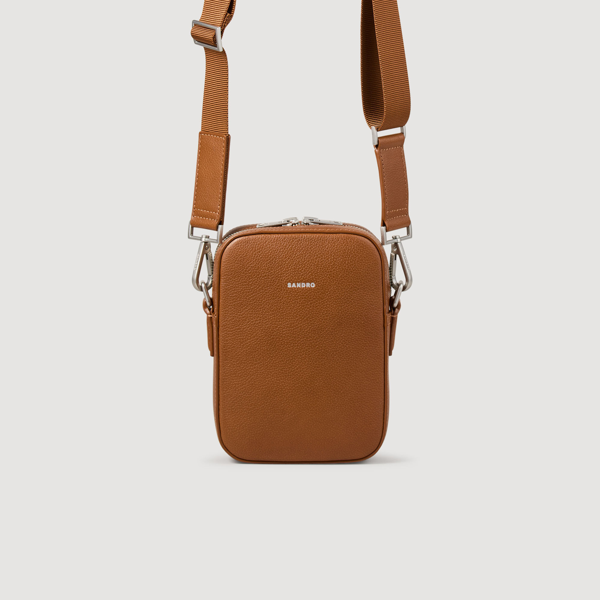 Kleine tas generfd leer