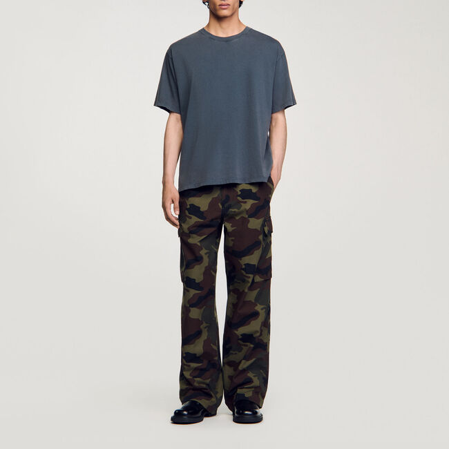 T-shirt stone wash stijl