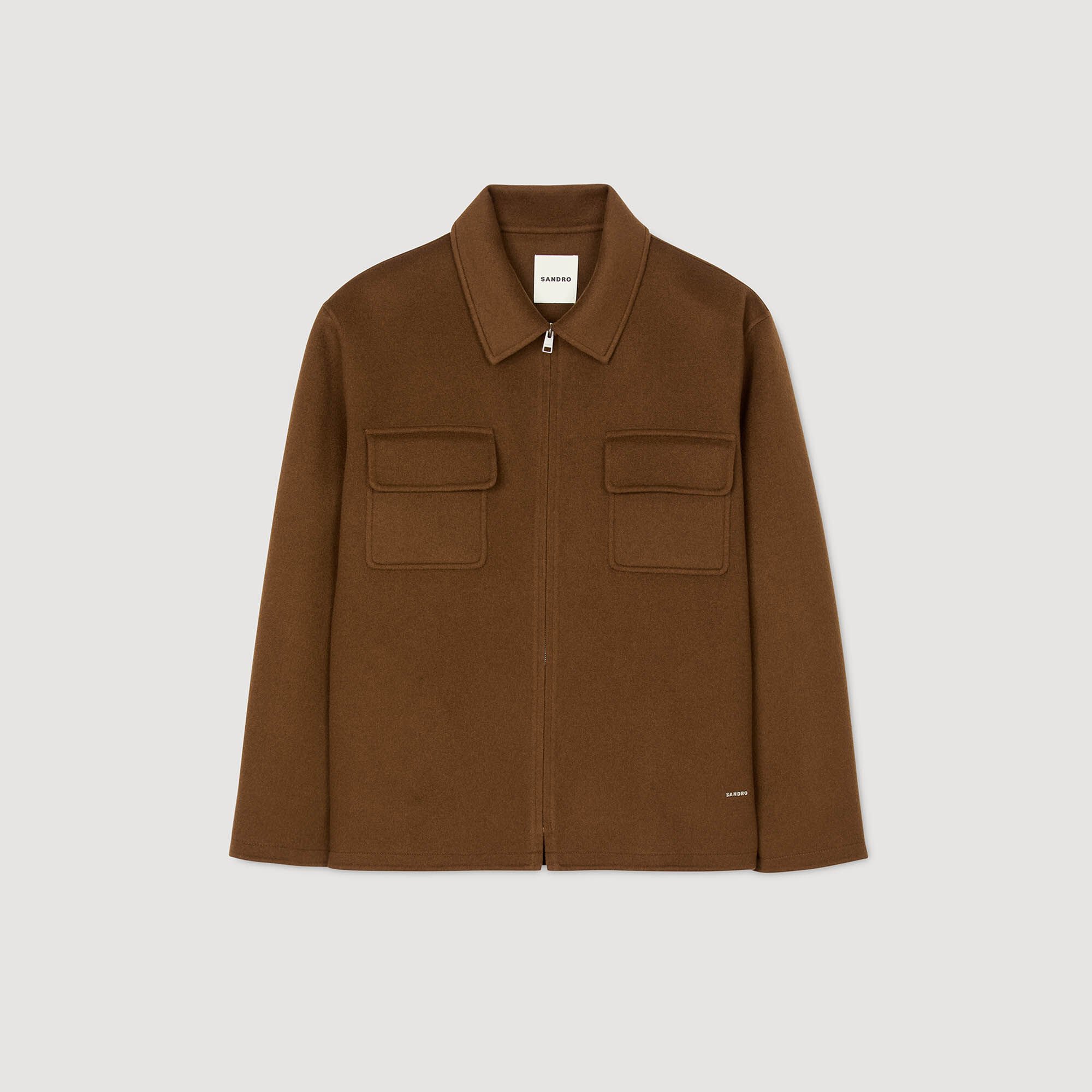 Overshirt met ritssluiting