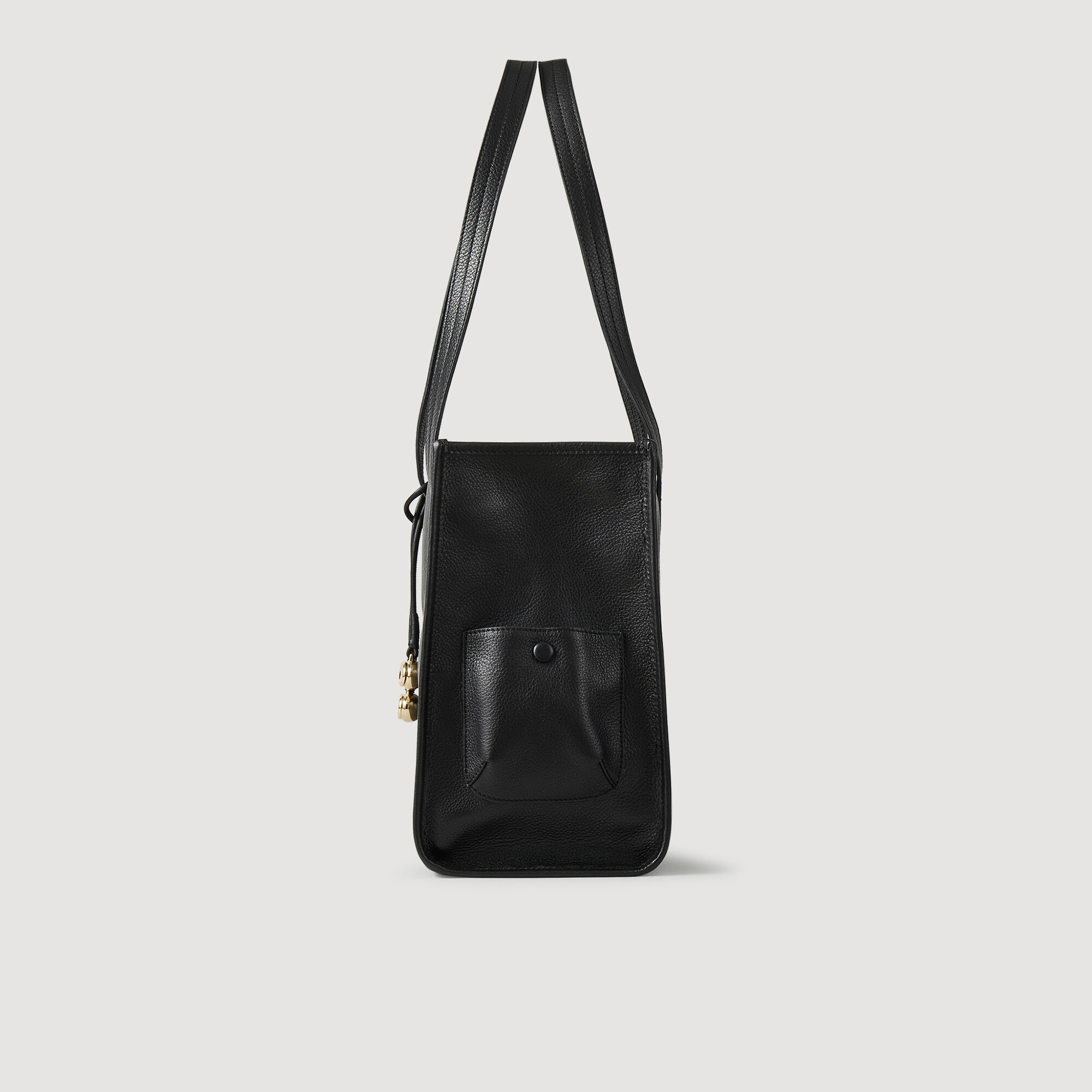 Shopper tote bag soepel leer