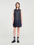 Korte denim jurk