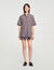 Overhemdblouse oversized geruit