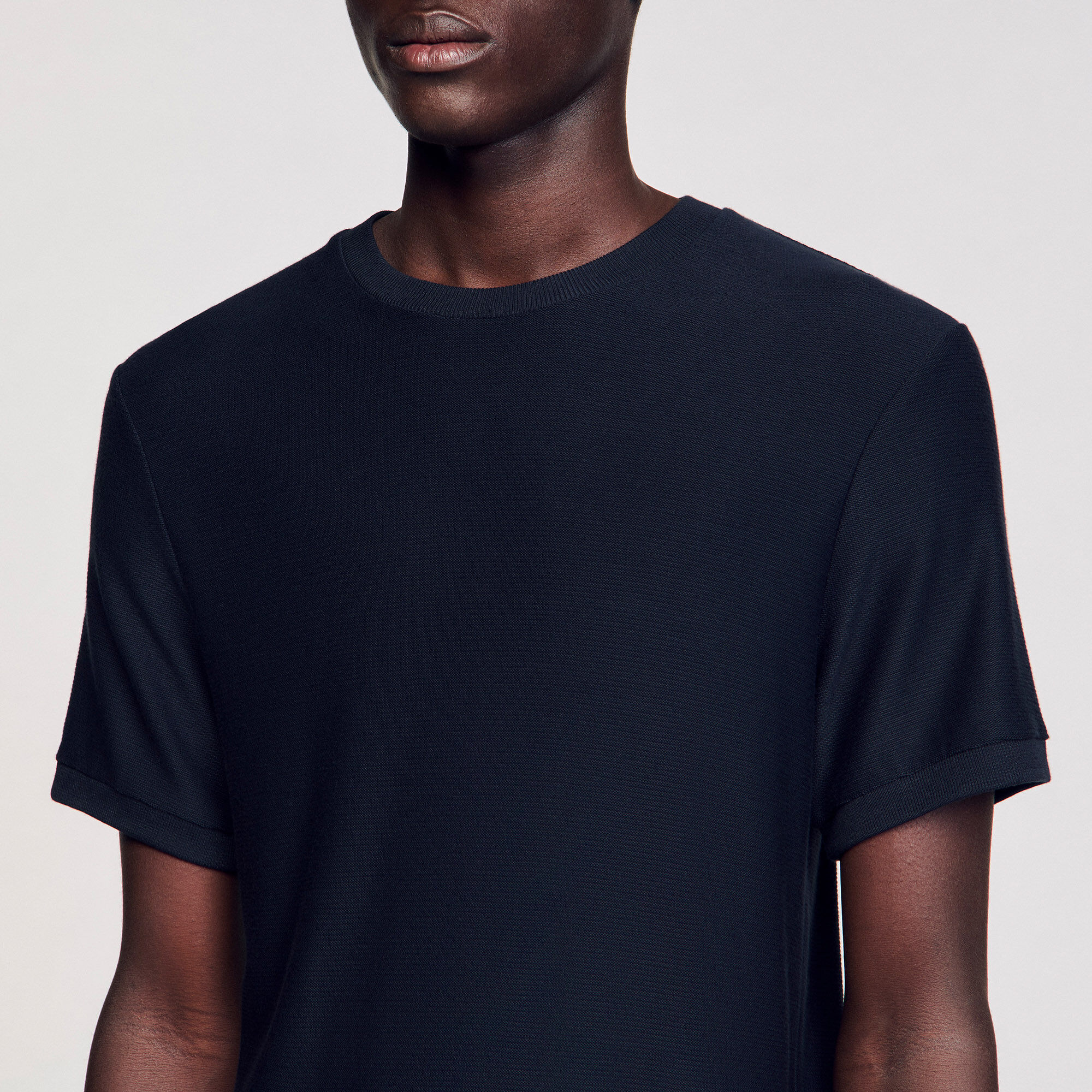 T-shirt met ronde hals
