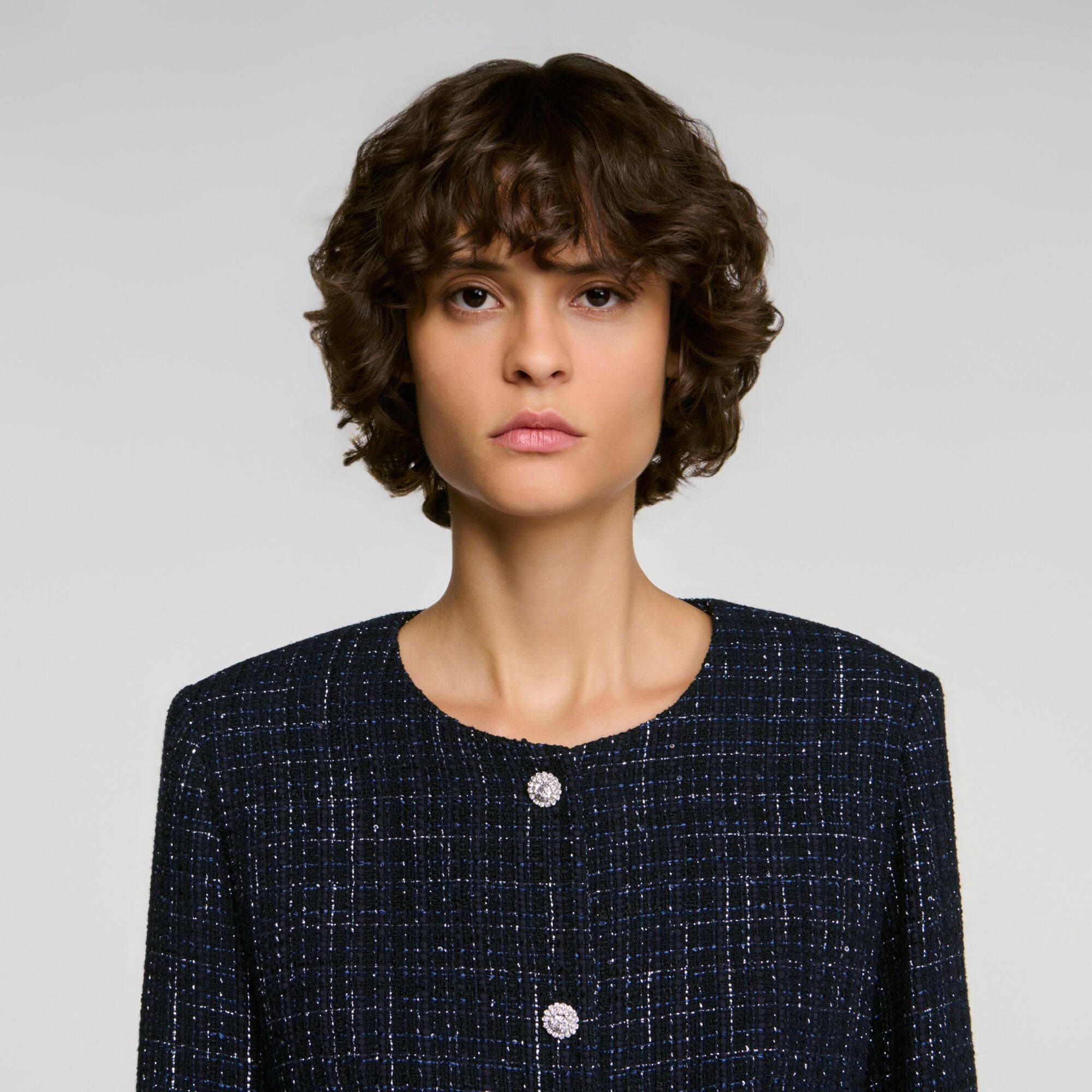 Jasje van prachtige tweed - Vrouw | Sandro