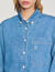 Overhemdblouse kort denim