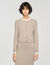 Cardigan vest contrasterende kraag