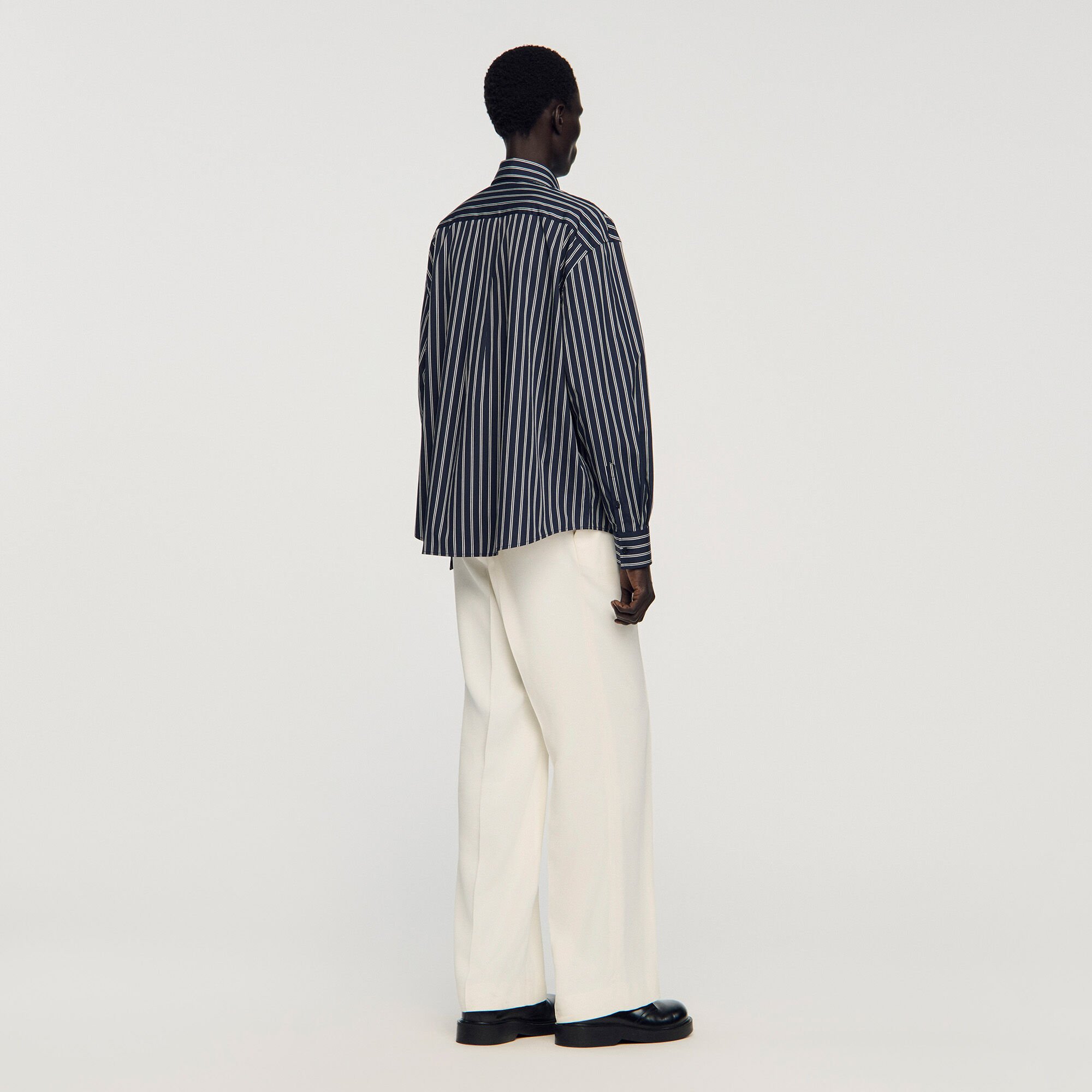 Gestreept katoenen overhemd