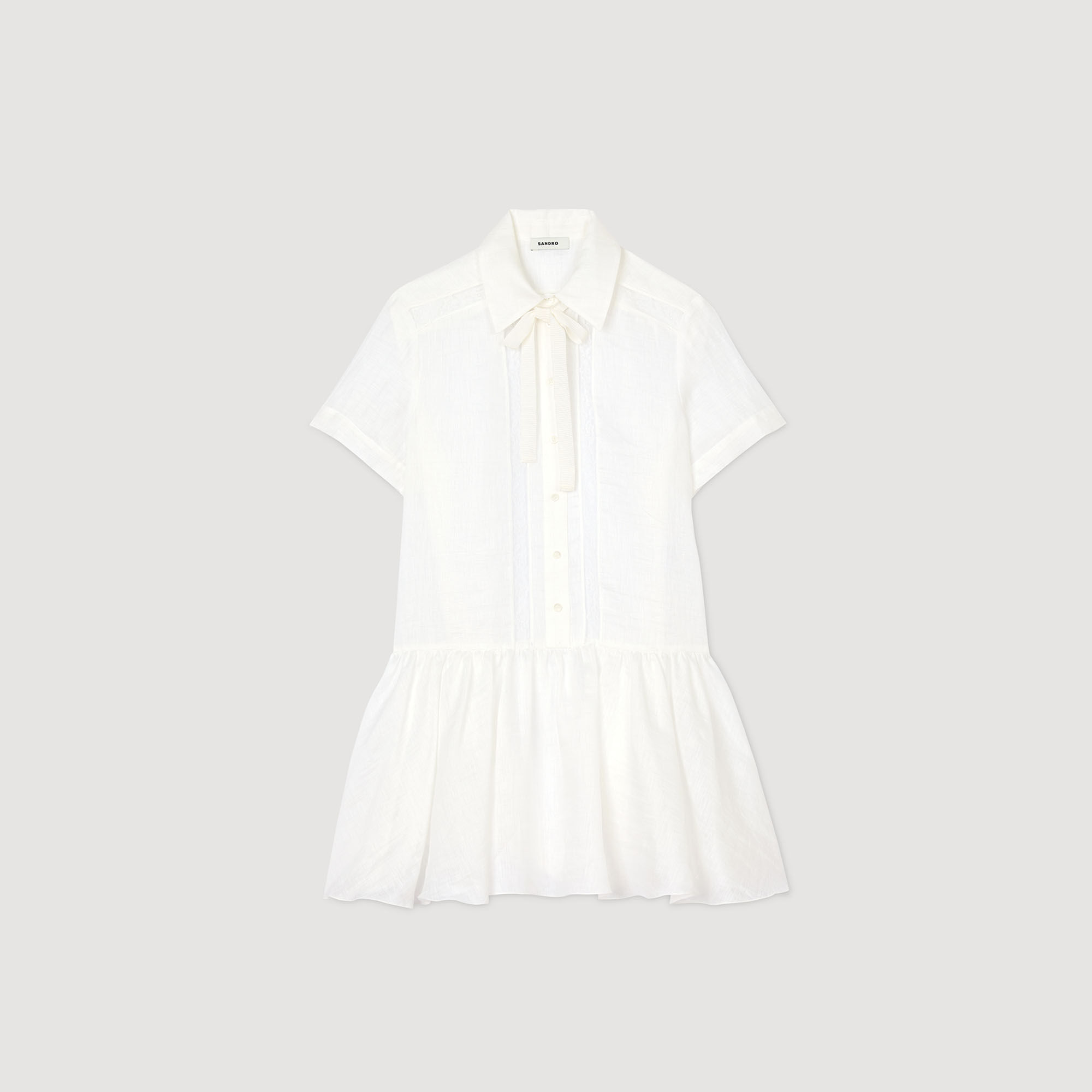 Jurk kort met kanten details