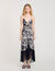 Lange jurk met bloemenprint