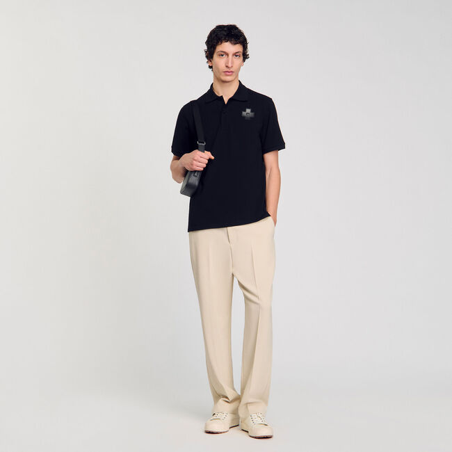 Poloshirt van katoen