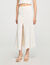 Lange rok tricot pointelle