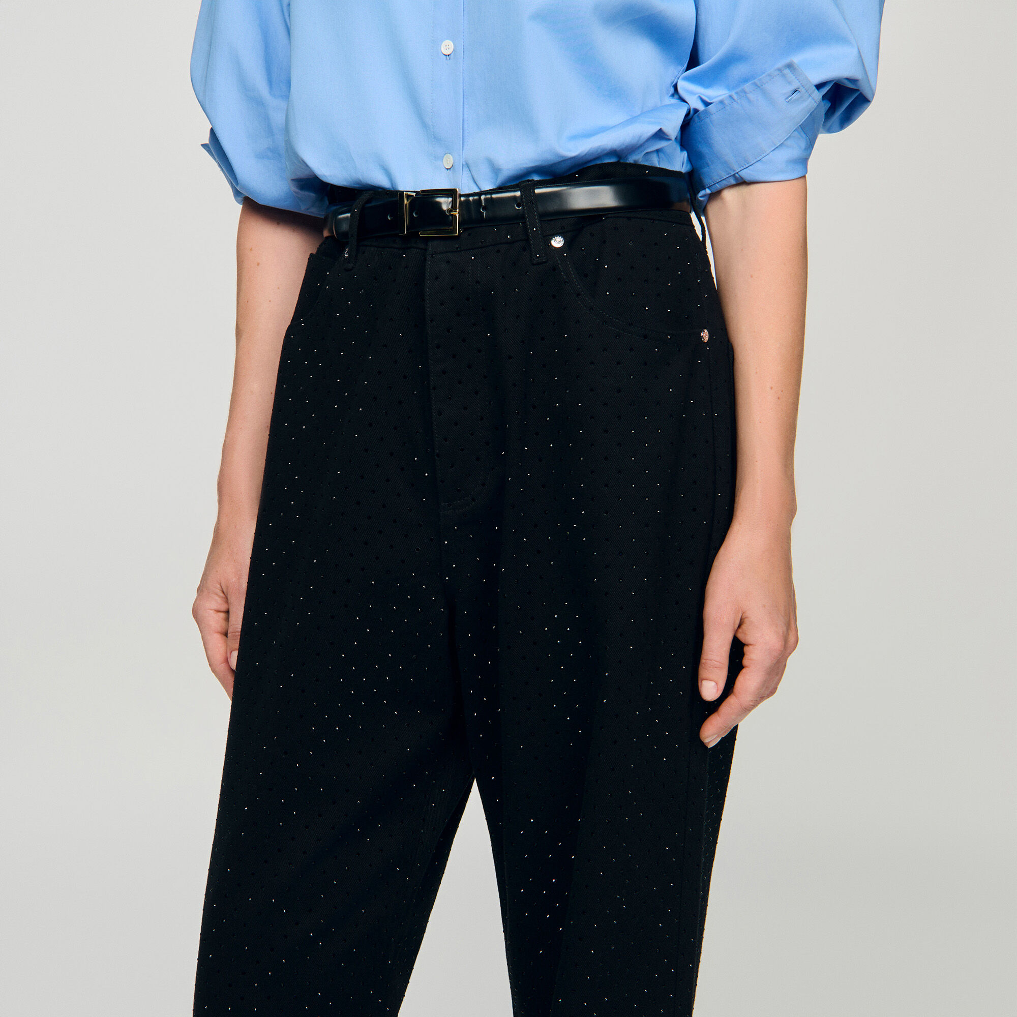 Jeans wijdvallend