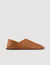 Pantoffels generfd leer