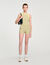 Gestreepte gebreide singlet