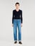 Cardigan vest kort polokraag