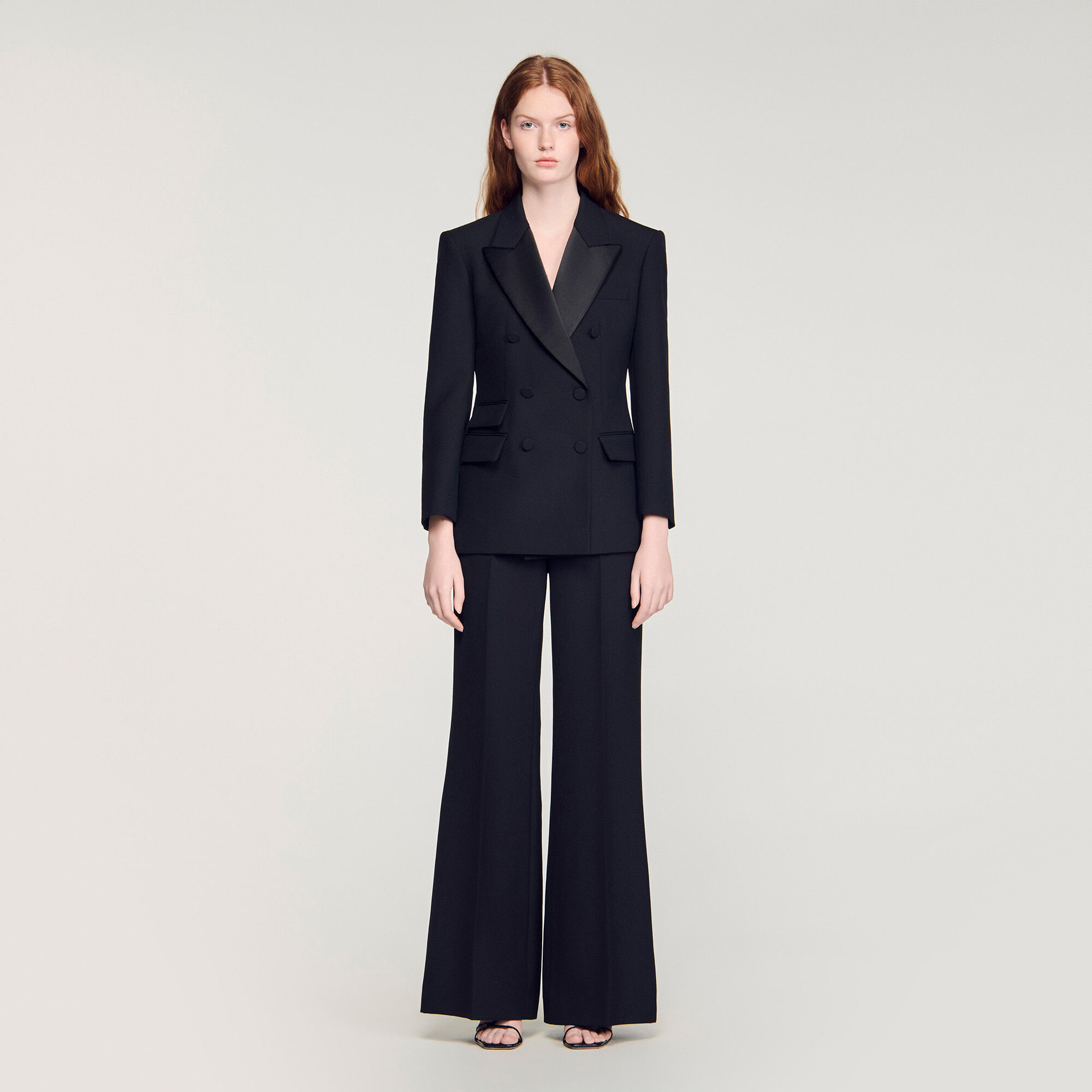 Smokingjasje met satijnen kraag