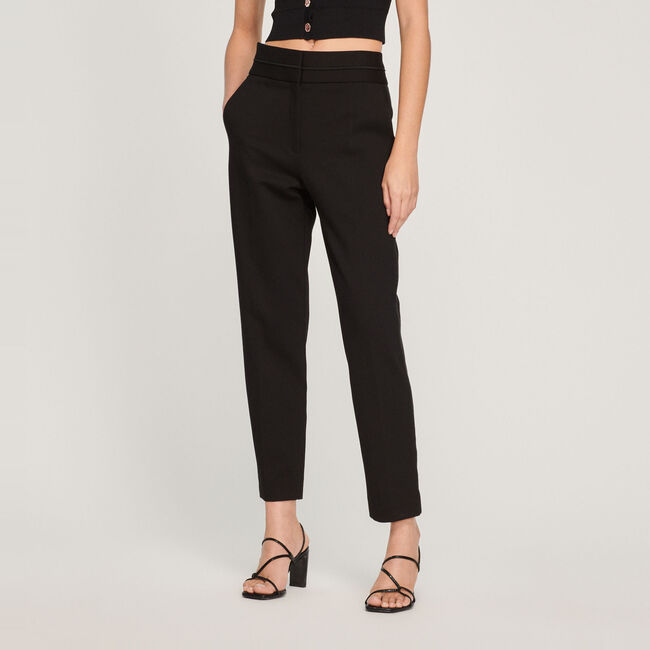 Klassieke pantalon met hoge taille