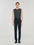 Geruite wollen pantalon