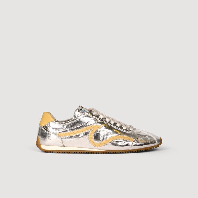 Sneakers  Light Wave metallic leer