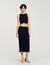 Lange rok tricot ketting details