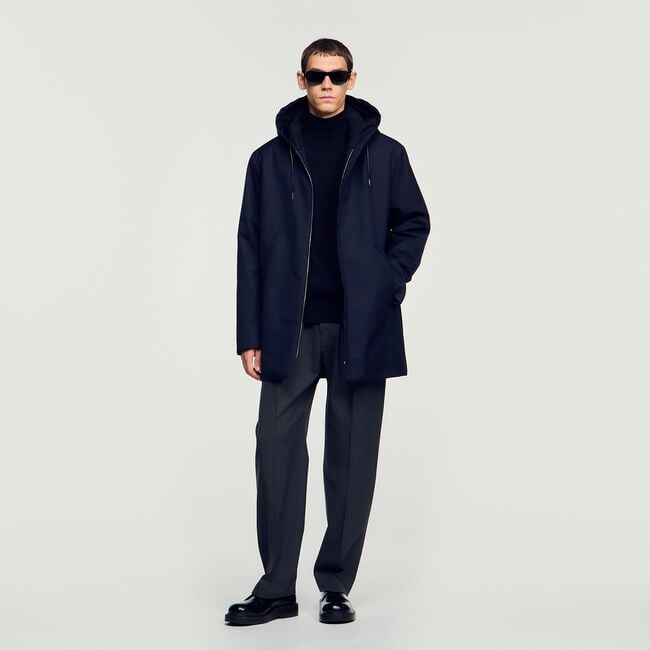 Gewatteerde parka met capuchon - Man | Sandro