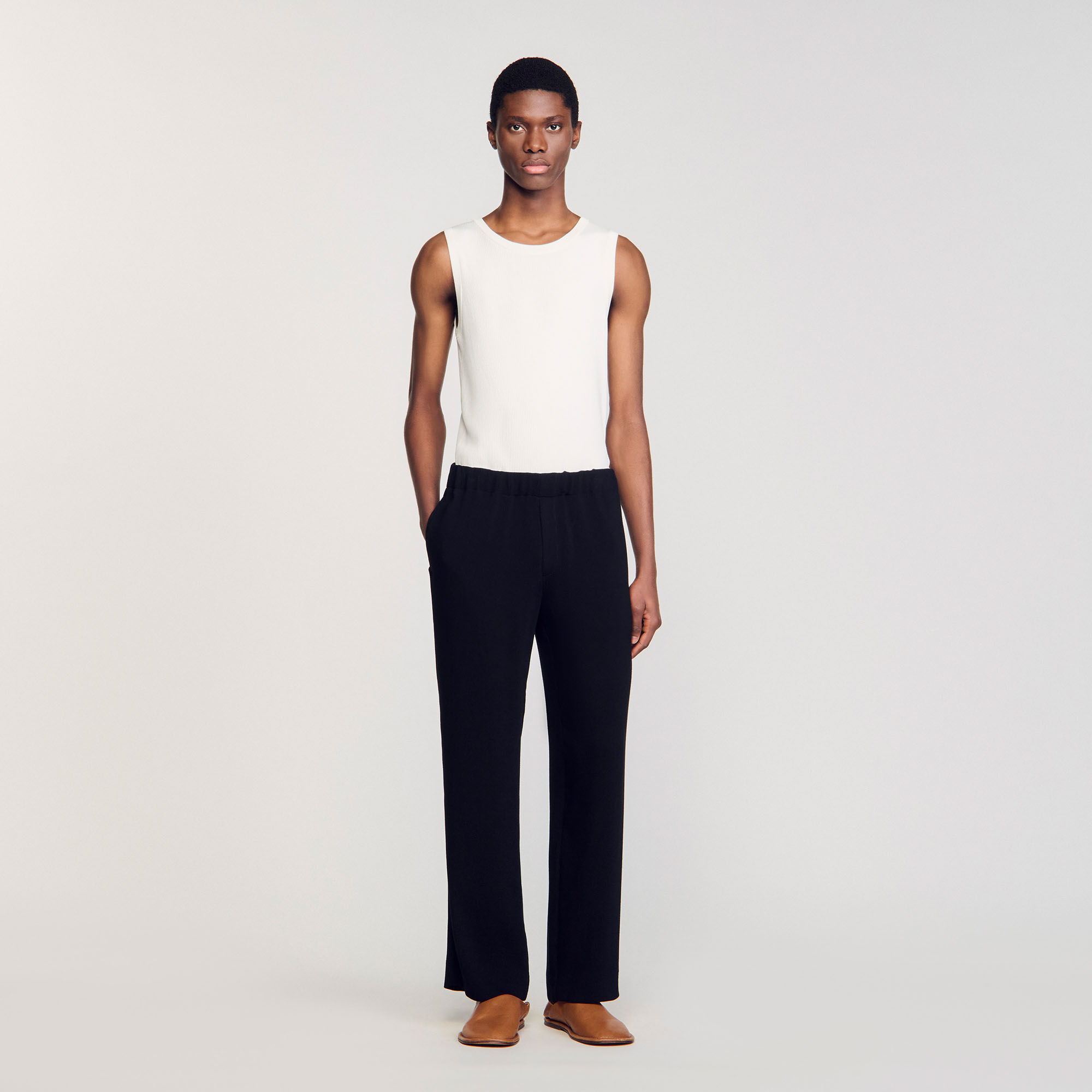 Pantalon geplooid